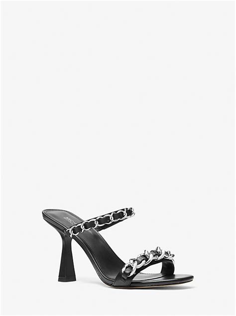 Clara Embellished Leather Sandal 